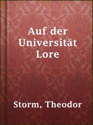 cover image of Auf der Universität Lore